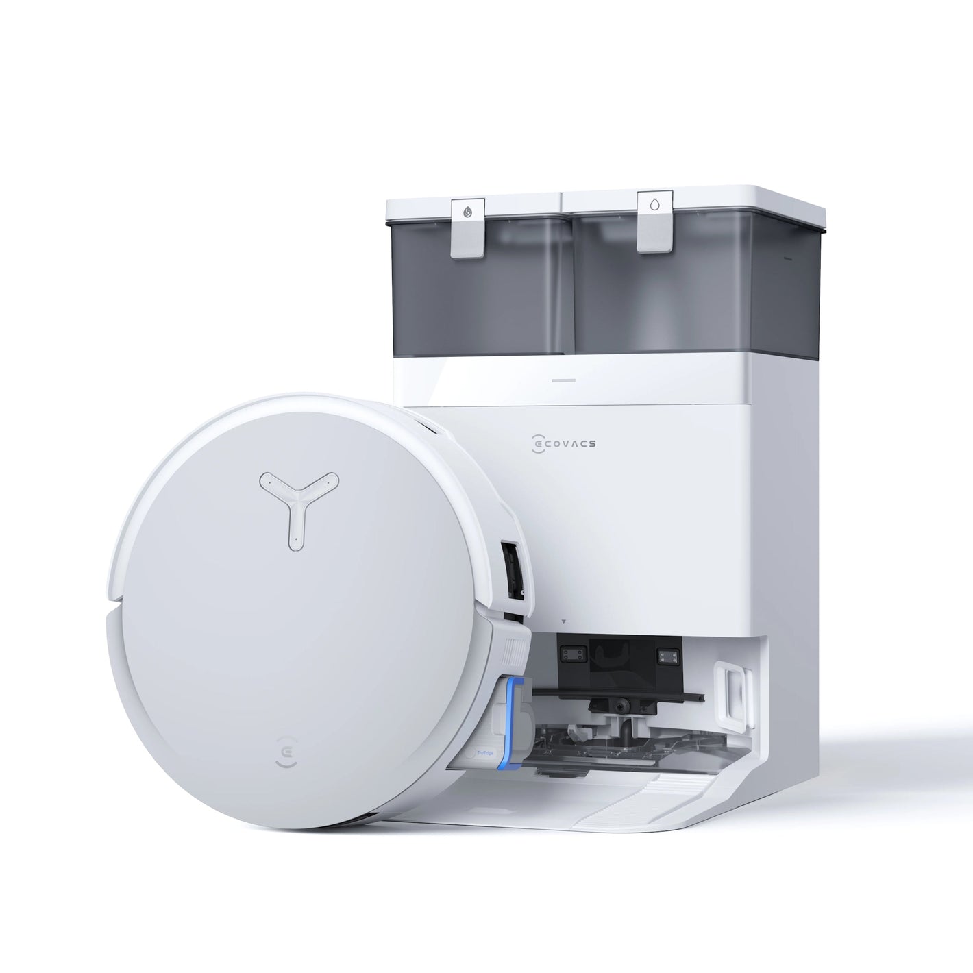 ECOVACS DEEBOT X8 OMNI robotski usisavač bijele boje