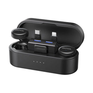Mikrofon BOYA Boyalink 3-02, bežični, USB C, crni