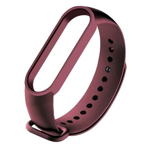 Silikonski remen/narukvica za Mi Band 5 i Mi Band 6 boja crno vino
