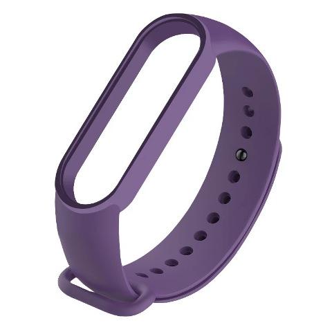 Silikonski remen/narukvica za Mi Band 5 i Mi Band 6 ljubičaste boje